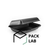Lunch box foam polystyrene MV-10 black 246*150*60 mm Lunch box foam polystyrene MV-10 black 246*150*60 mm